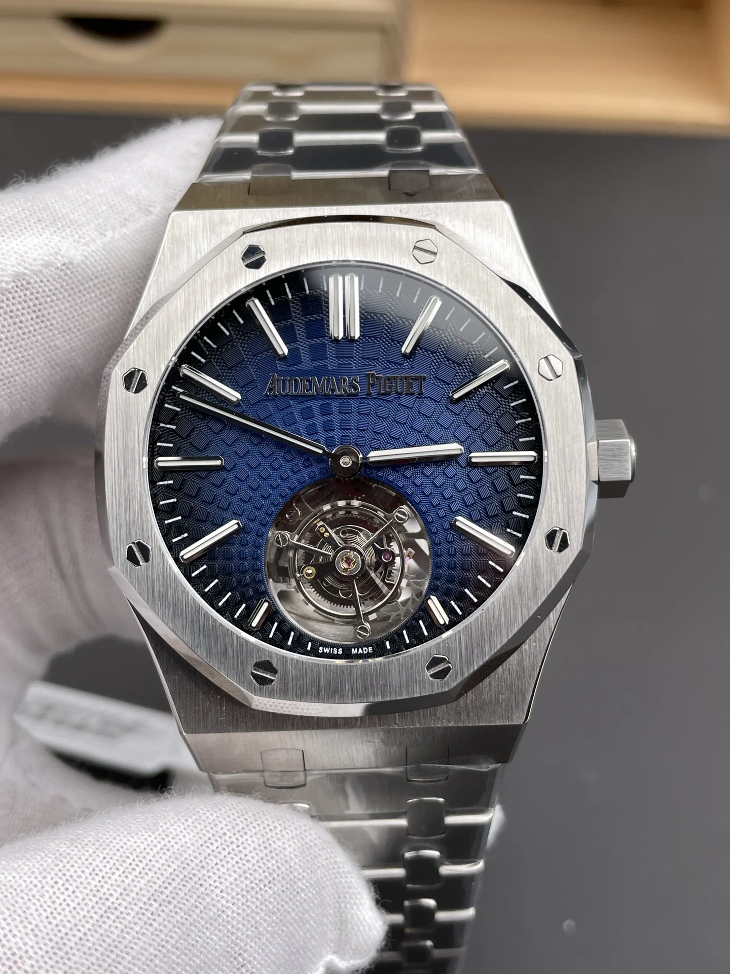 Audemars Piguet Royal Oak Tourbillon 26530 — photographed off the sweep