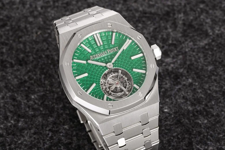 Audemars Piguet Royal Oak Tourbillon 26530ST.OO.1220ST.01 — photographed off the sweep