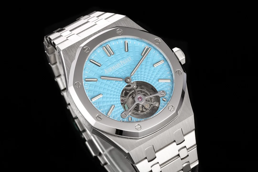 Audemars Piguet Royal Oak Tourbillon Tiffany — photographed off the sweep