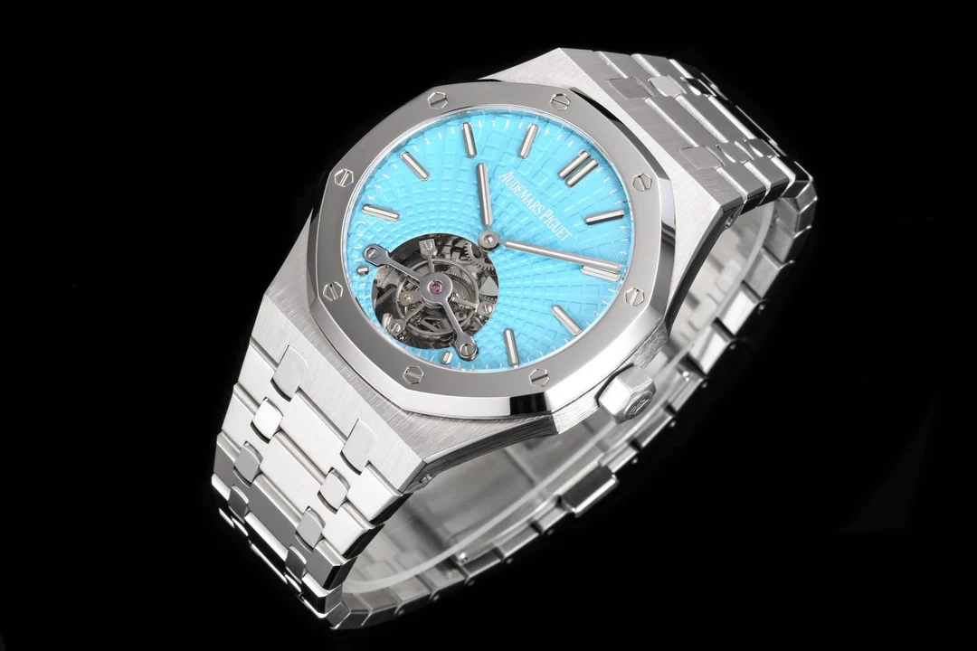Audemars Piguet Royal Oak Tourbillon Tiffany — photographed off the sweep
