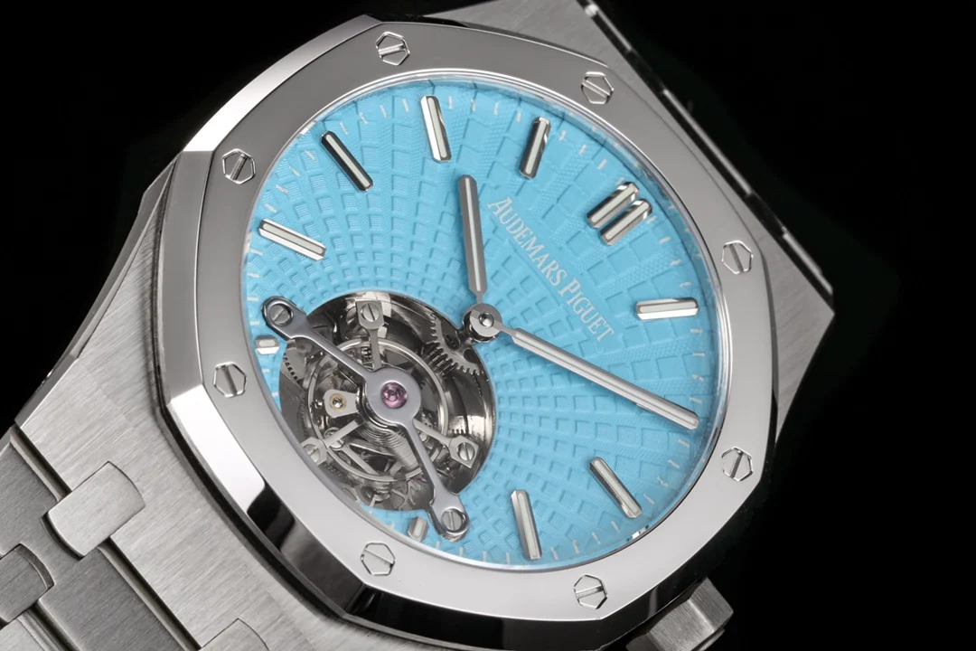 Audemars Piguet Royal Oak Tourbillon Tiffany — photographed off the sweep