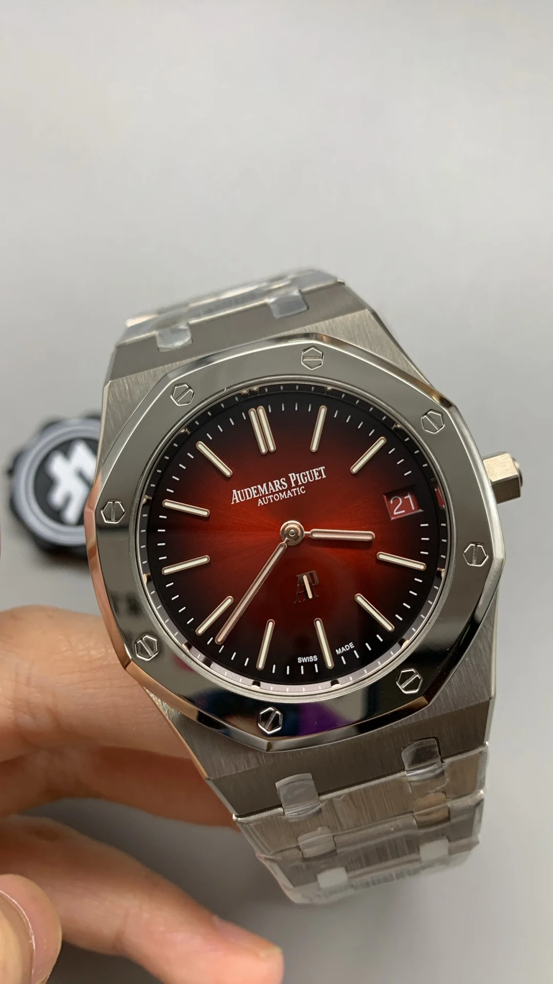 Audemars Piguet Titanium 15202 — photographed off the sweep