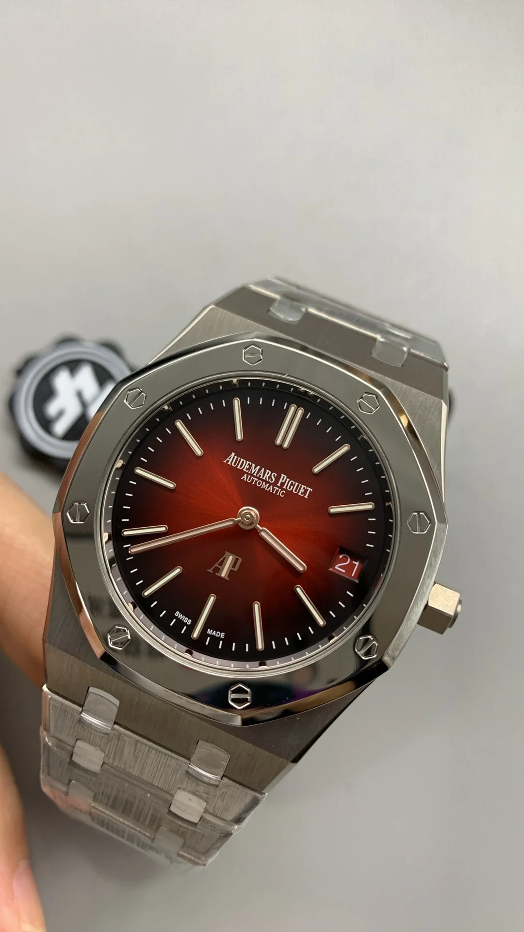 Audemars Piguet Titanium 15202 — photographed off the sweep