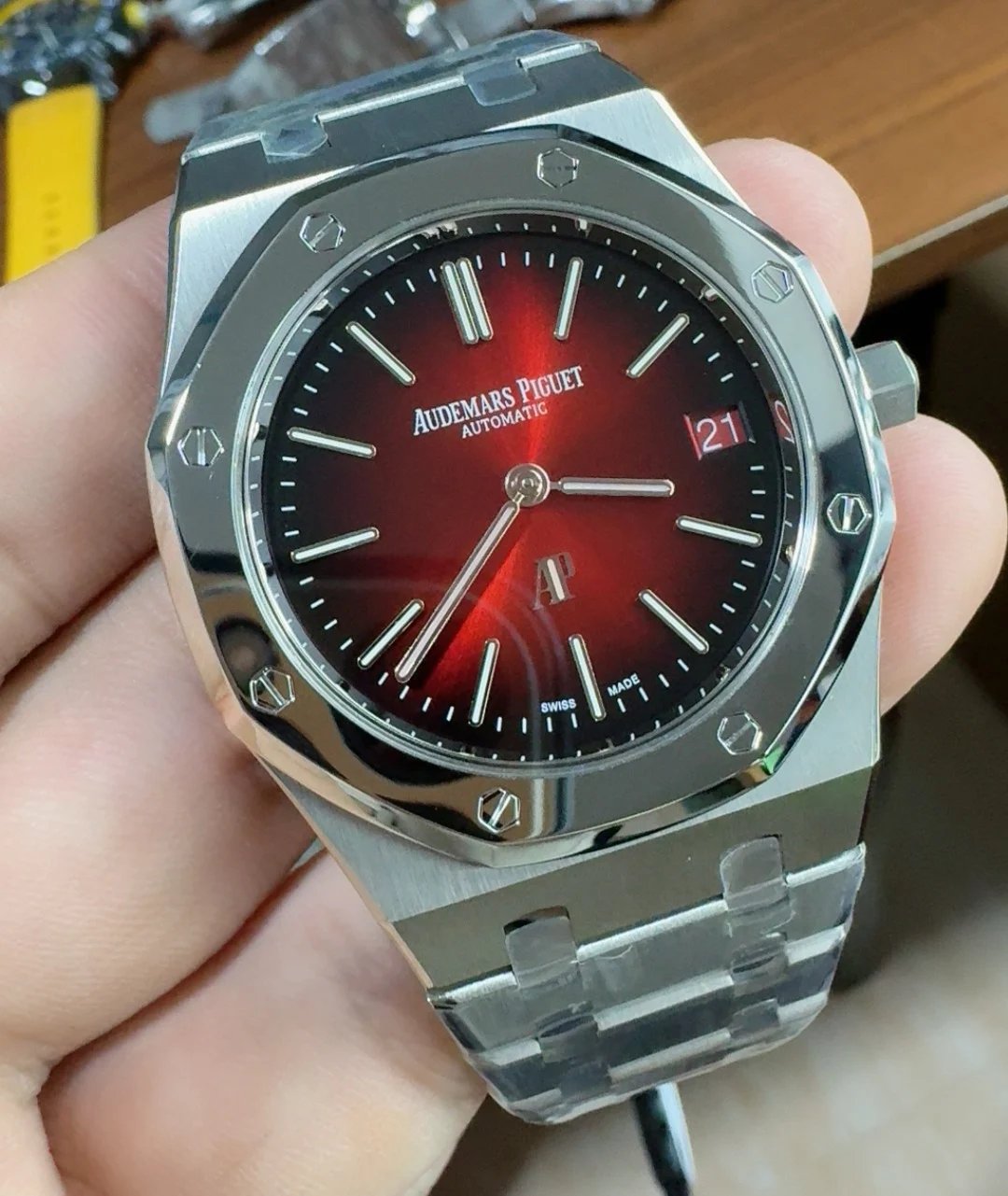 Audemars Piguet Titanium 15202 — photographed off the sweep