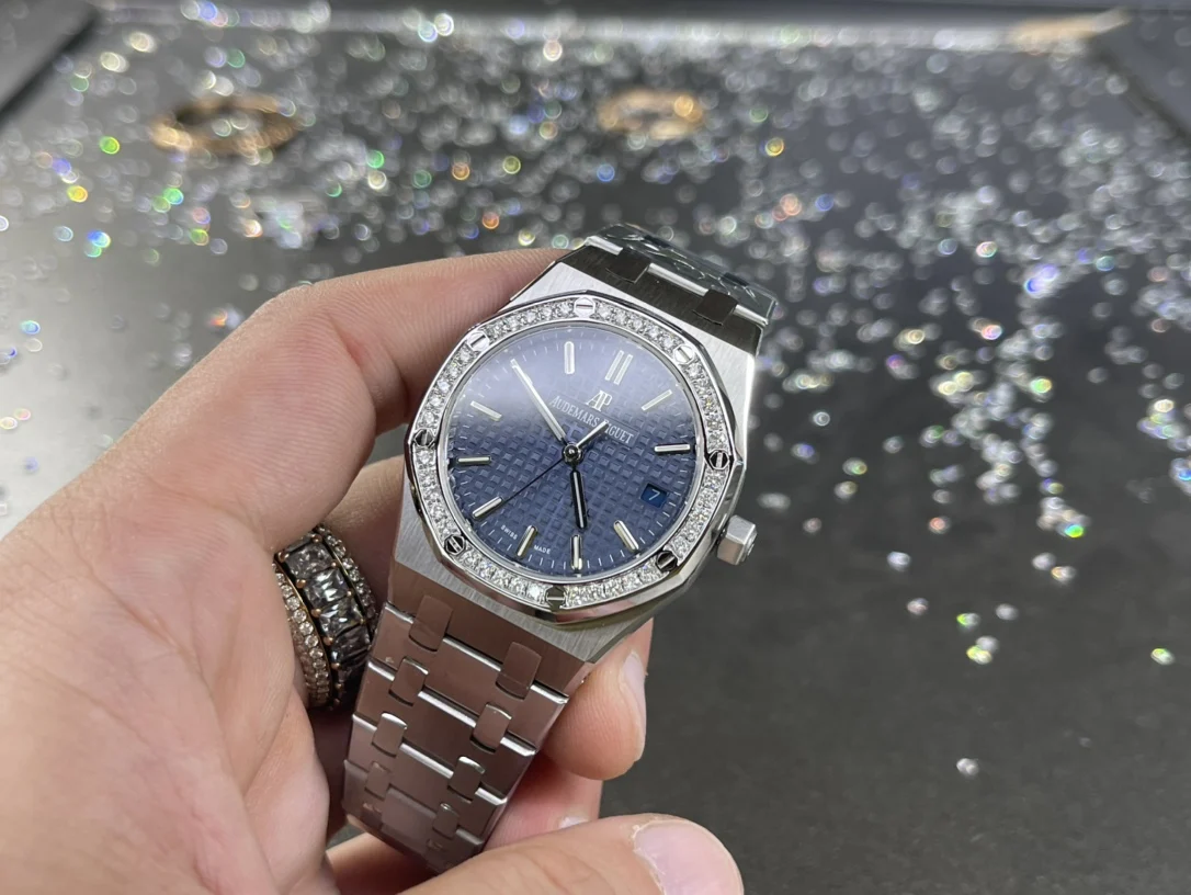Audemars Piguet White Gold — photographed off the sweep