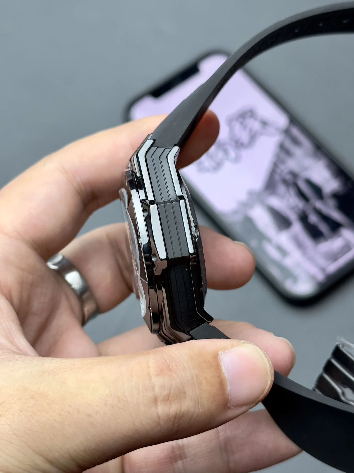 BBF Yu Bo Tattoo Black Ceramic — photographed off the sweep