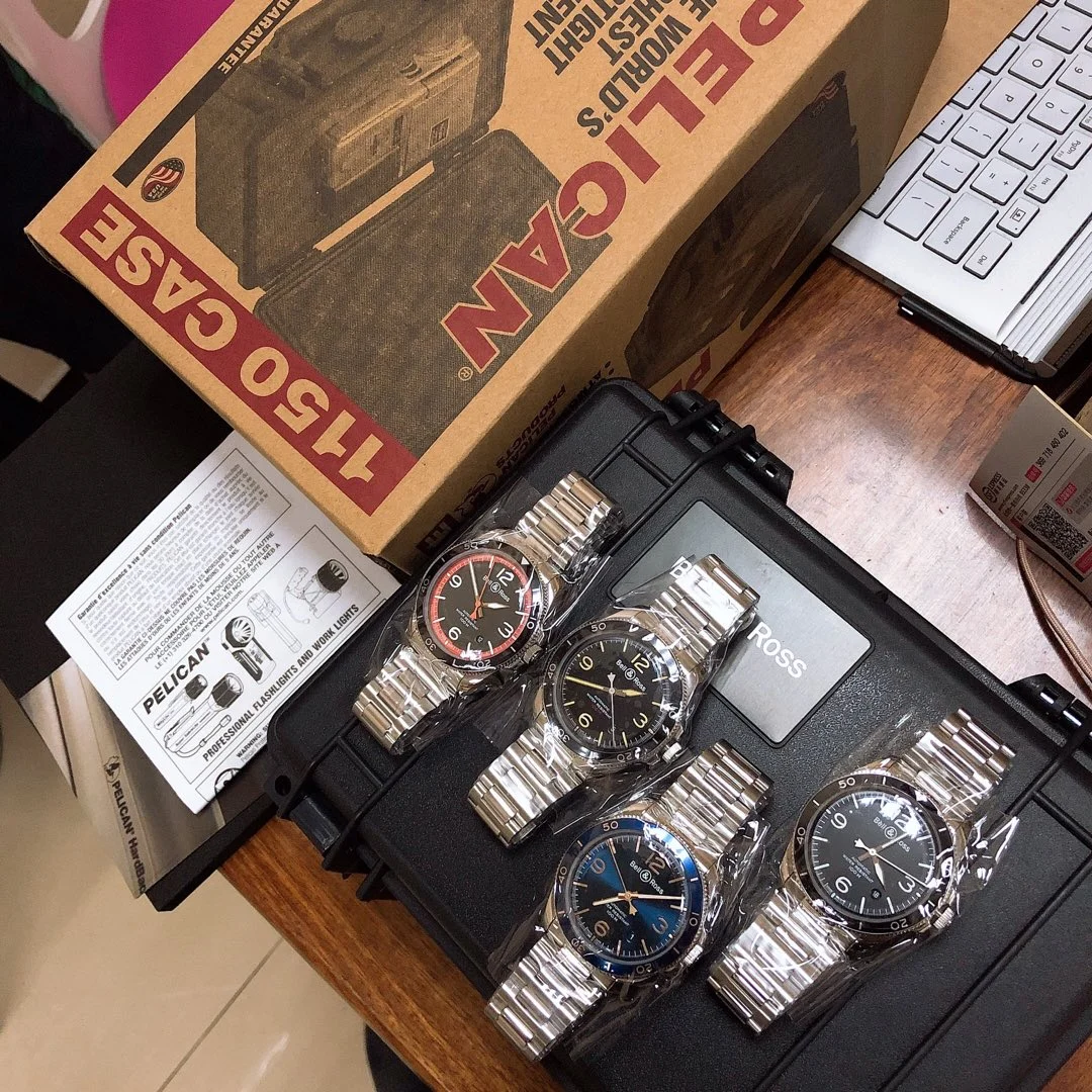 Bell & Ross men's watch arrived, 41mm dress style, original Swiss