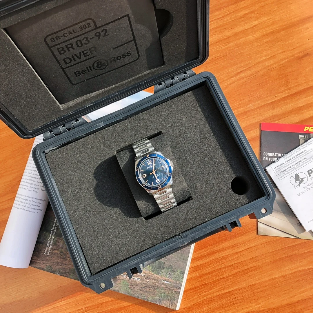 Bell & Ross men's watch, dress style, 41mm, original Swiss