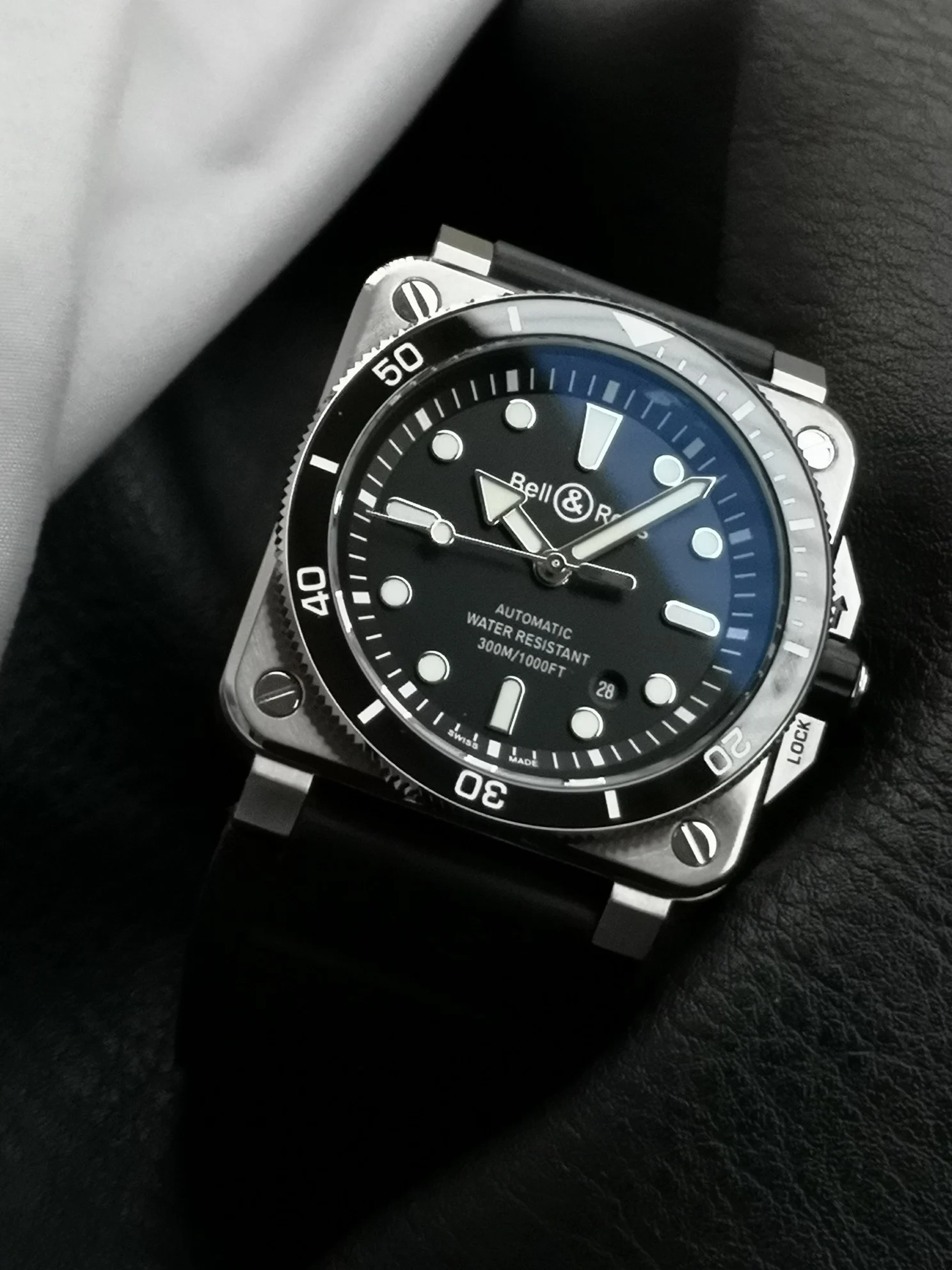Bell & Ross — photographed off the sweep