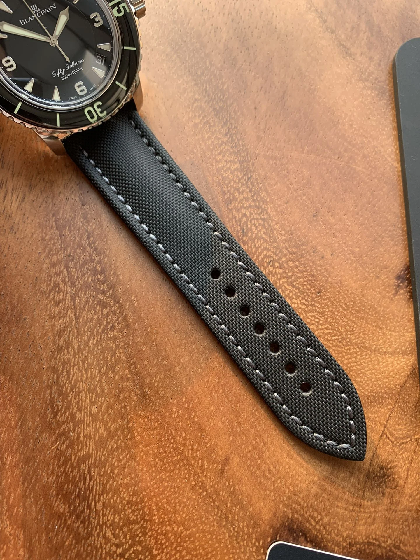 Blancpain 45mm — photographed off the sweep