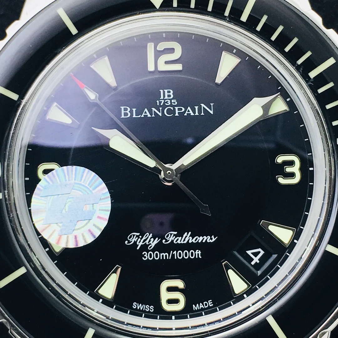 Blancpain Bathyscaphe Meteorite Grey Dial 43mm — photographed off the sweep