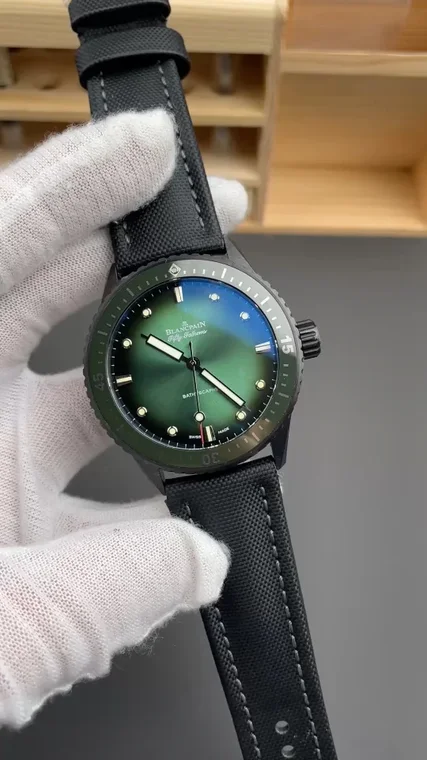 Blancpain Fifty Fathoms Ceramic Green Dial