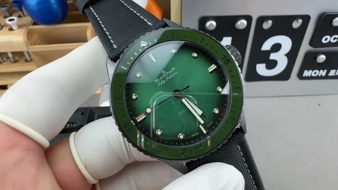Blancpain Fifty Fathoms Green Dial