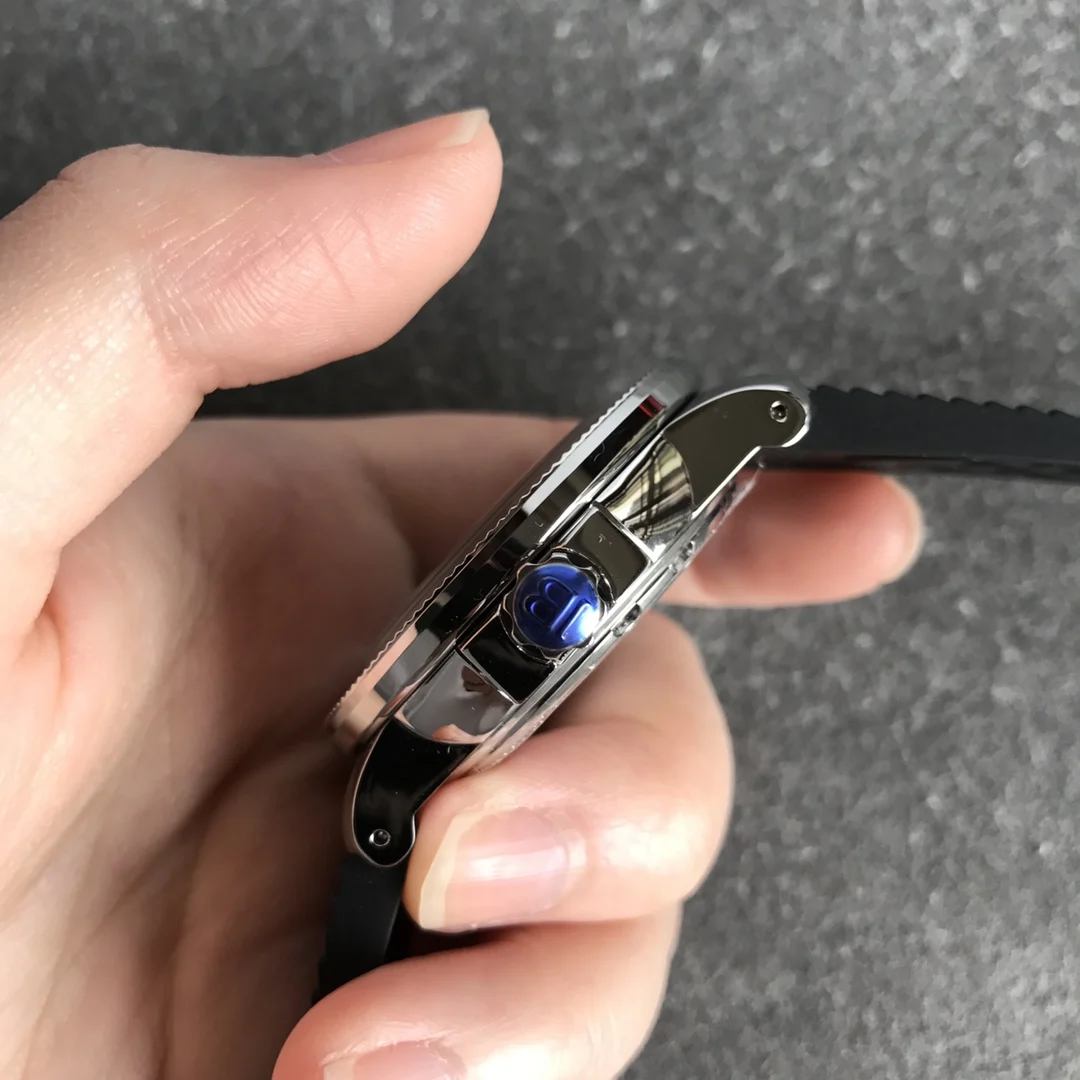 Blancpain Fifty Fathoms Steel 40.30mm — photographed off the sweep