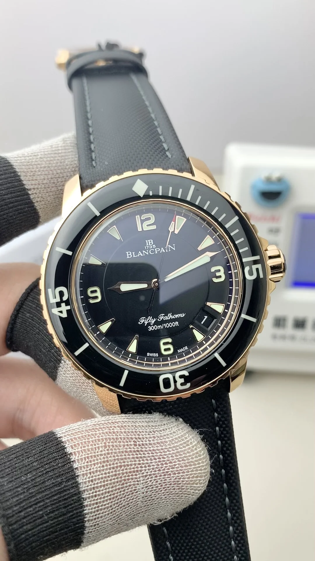 Blancpain Fifty Fathoms Steel Blue Dial