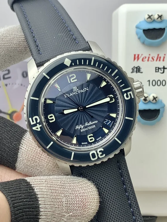 Blancpain Fifty Fathoms Steel Blue Dial