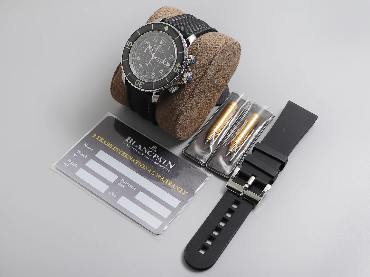 Blancpain Fifty Fathoms Steel Diamond-Set 45 × 15.5mm