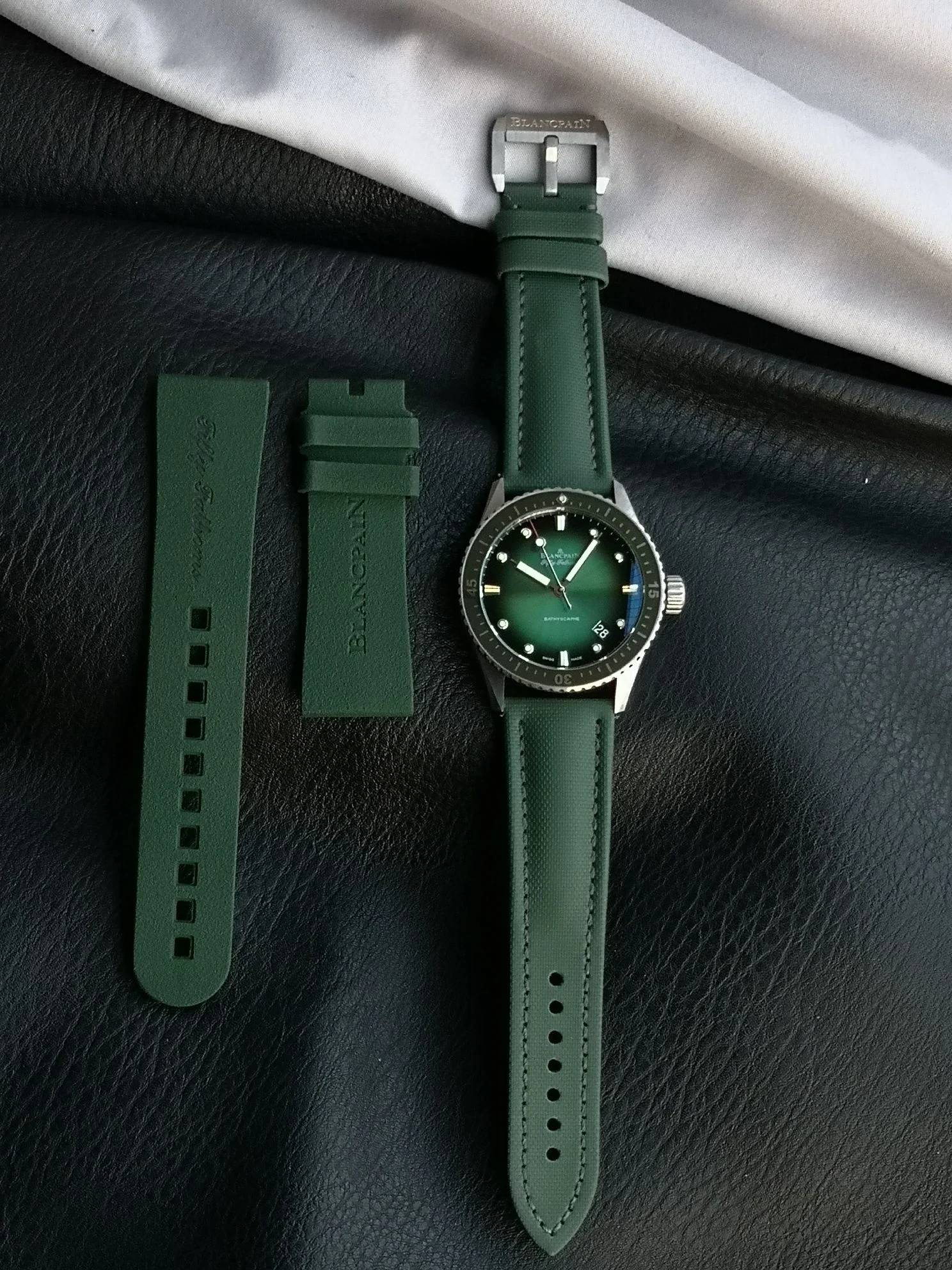 Blancpain Fifty Fathoms White Gold