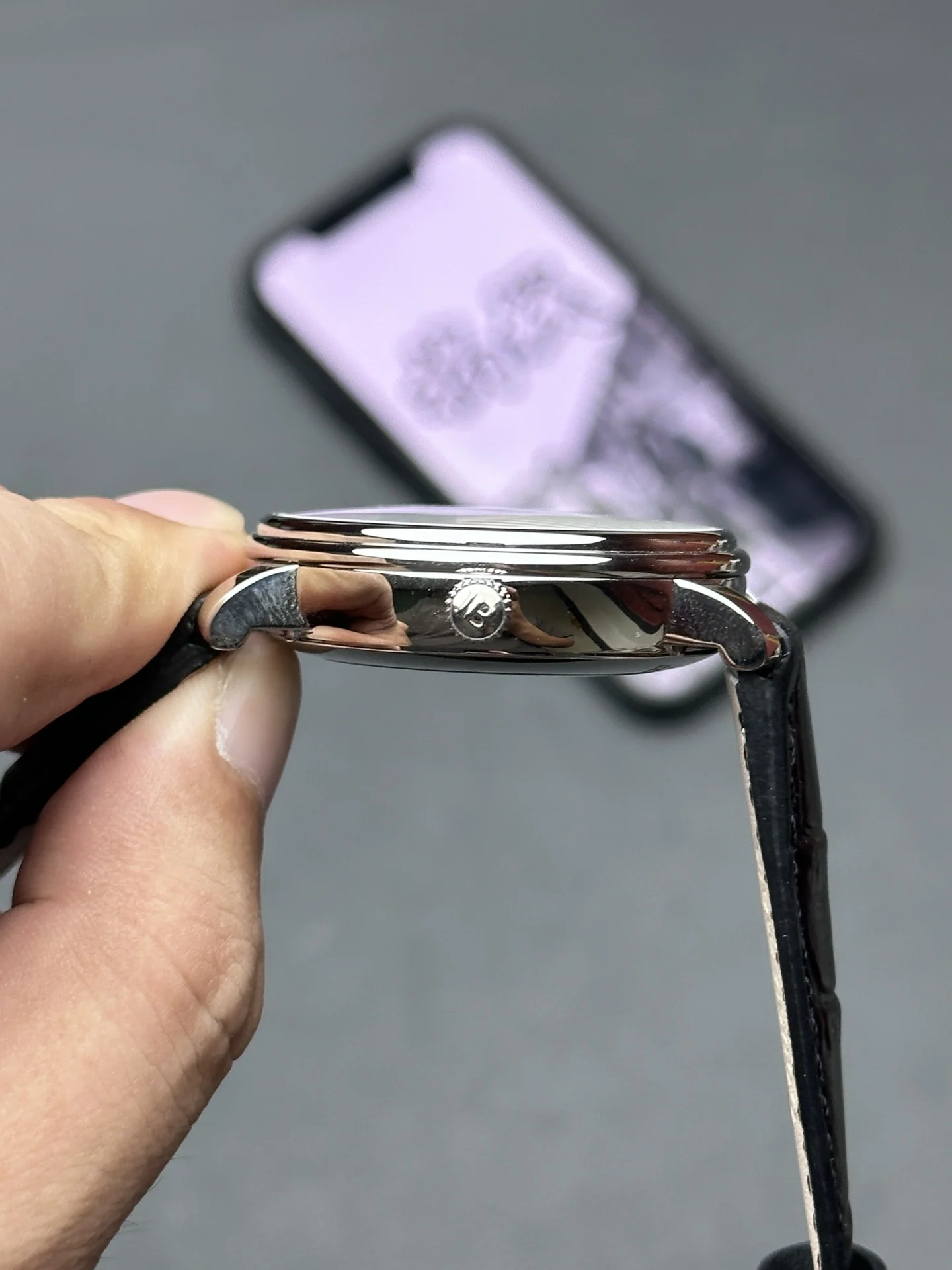 Blancpain Moon Phase — photographed off the sweep