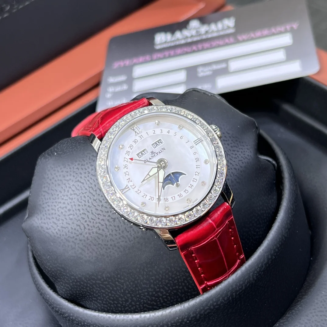 Blancpain Moon Phase 35mm — photographed off the sweep