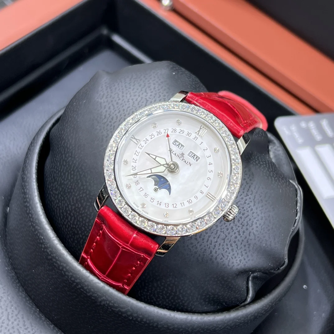 Blancpain Moon Phase 35mm — photographed off the sweep
