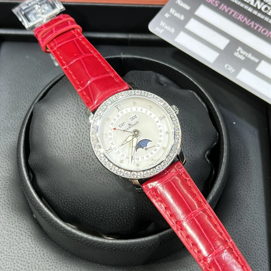 Blancpain Moon Phase 35mm — photographed off the sweep