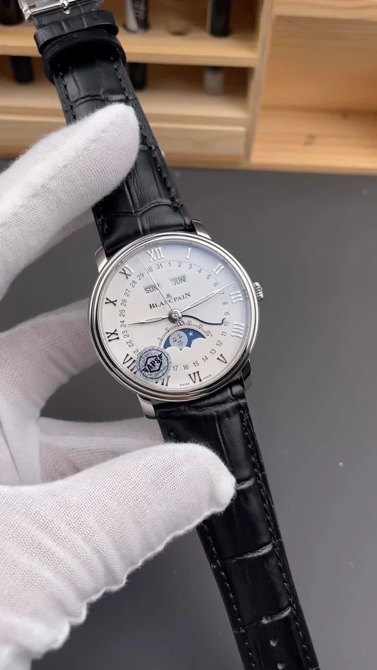 Blancpain Moon Phase White Dial 40mm