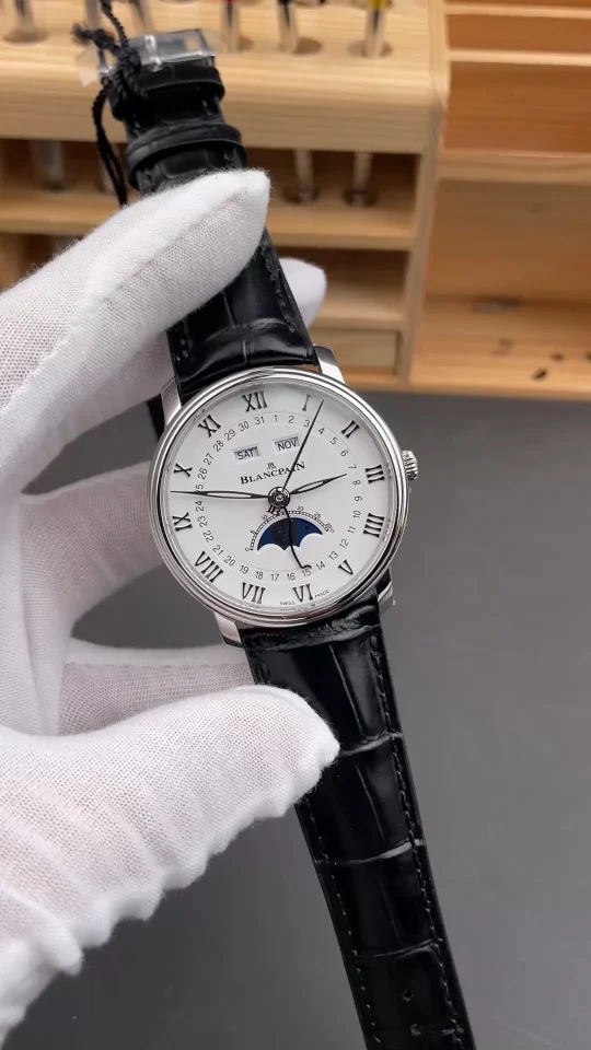 Blancpain Moon Phase White Dial 40mm