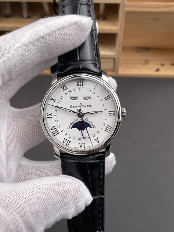 Blancpain Moon Phase White Dial 40mm