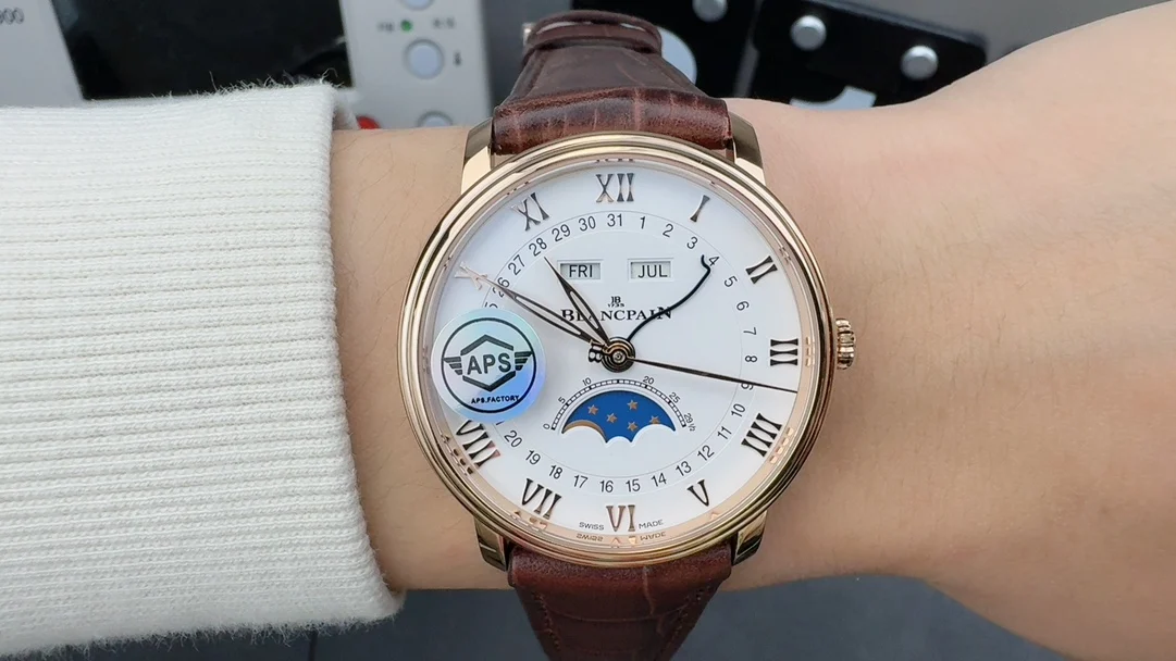 Blancpain Moon Phase — photographed off the sweep