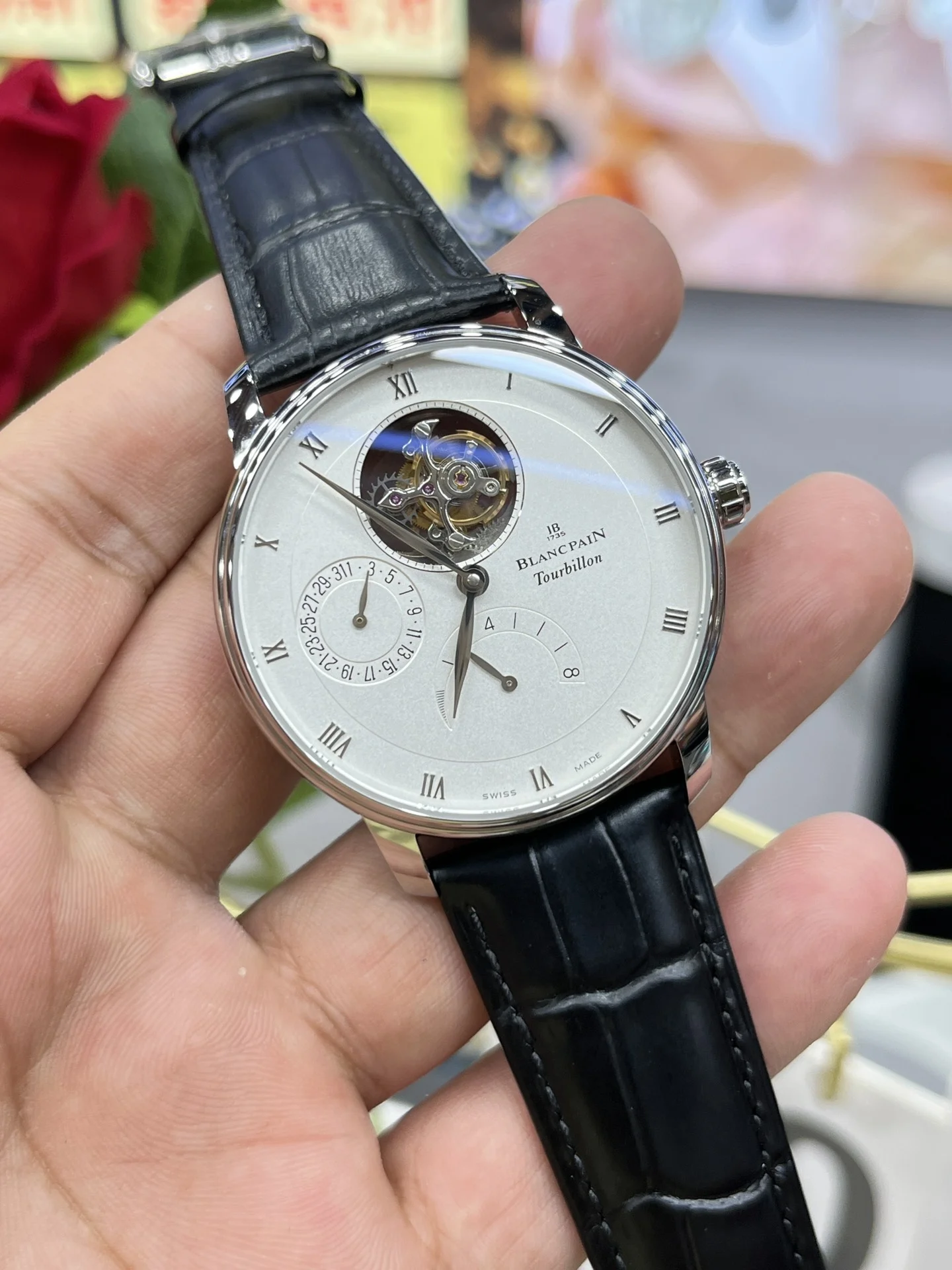 Blancpain Tourbillon — photographed off the sweep