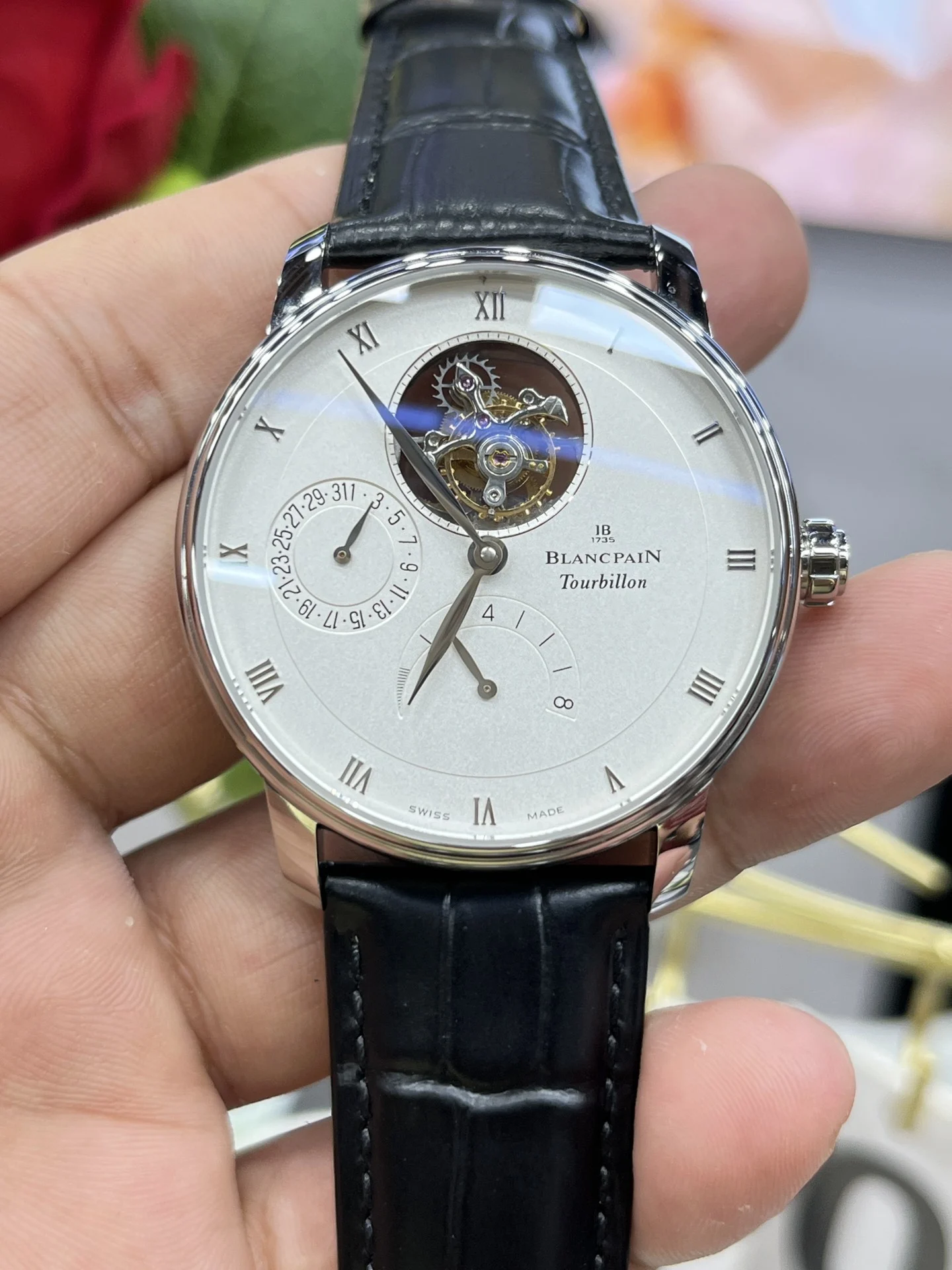 Blancpain Tourbillon — photographed off the sweep