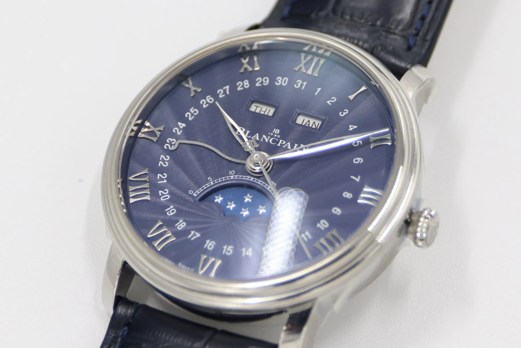 Blancpain Villeret — photographed off the sweep