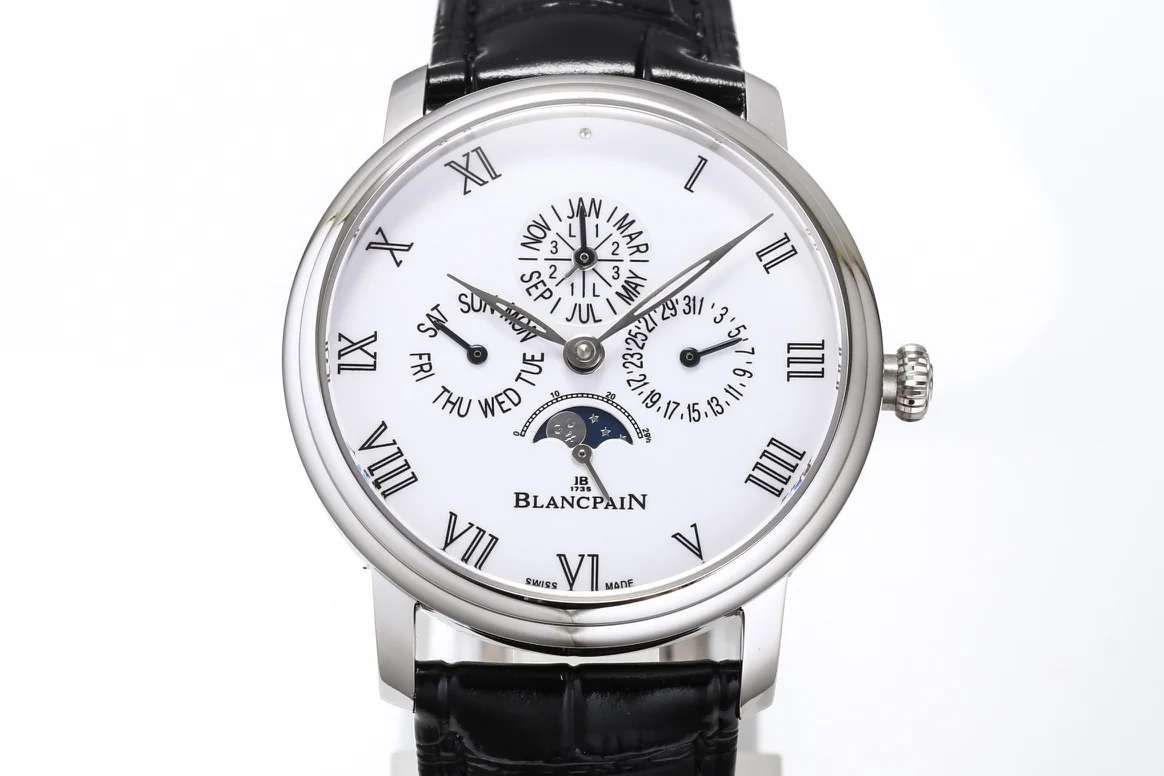 Blancpain Villeret Moon Phase Steel — detail