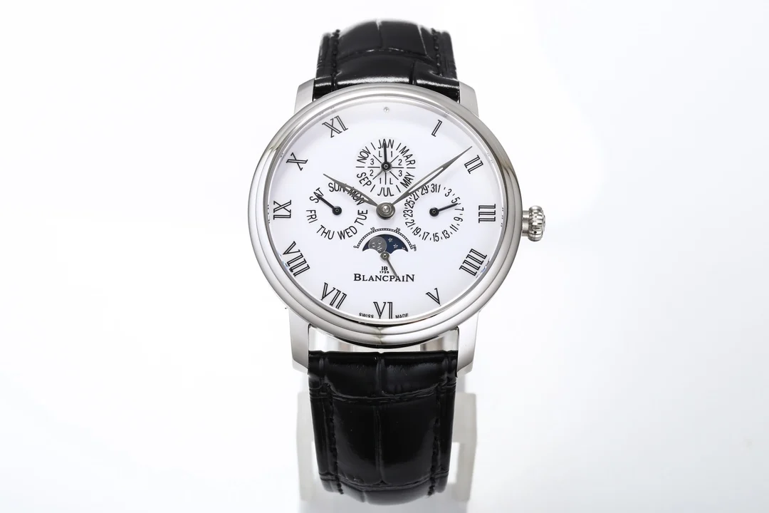 Blancpain Villeret Moon Phase Steel — detail