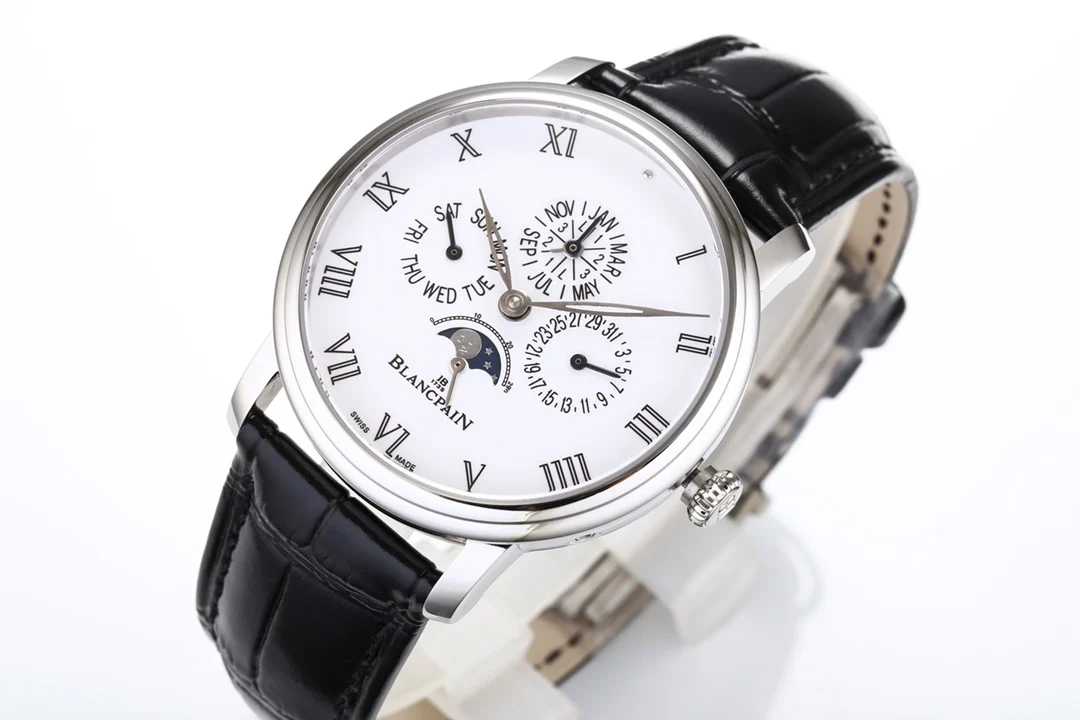 Blancpain Villeret Moon Phase Steel — detail