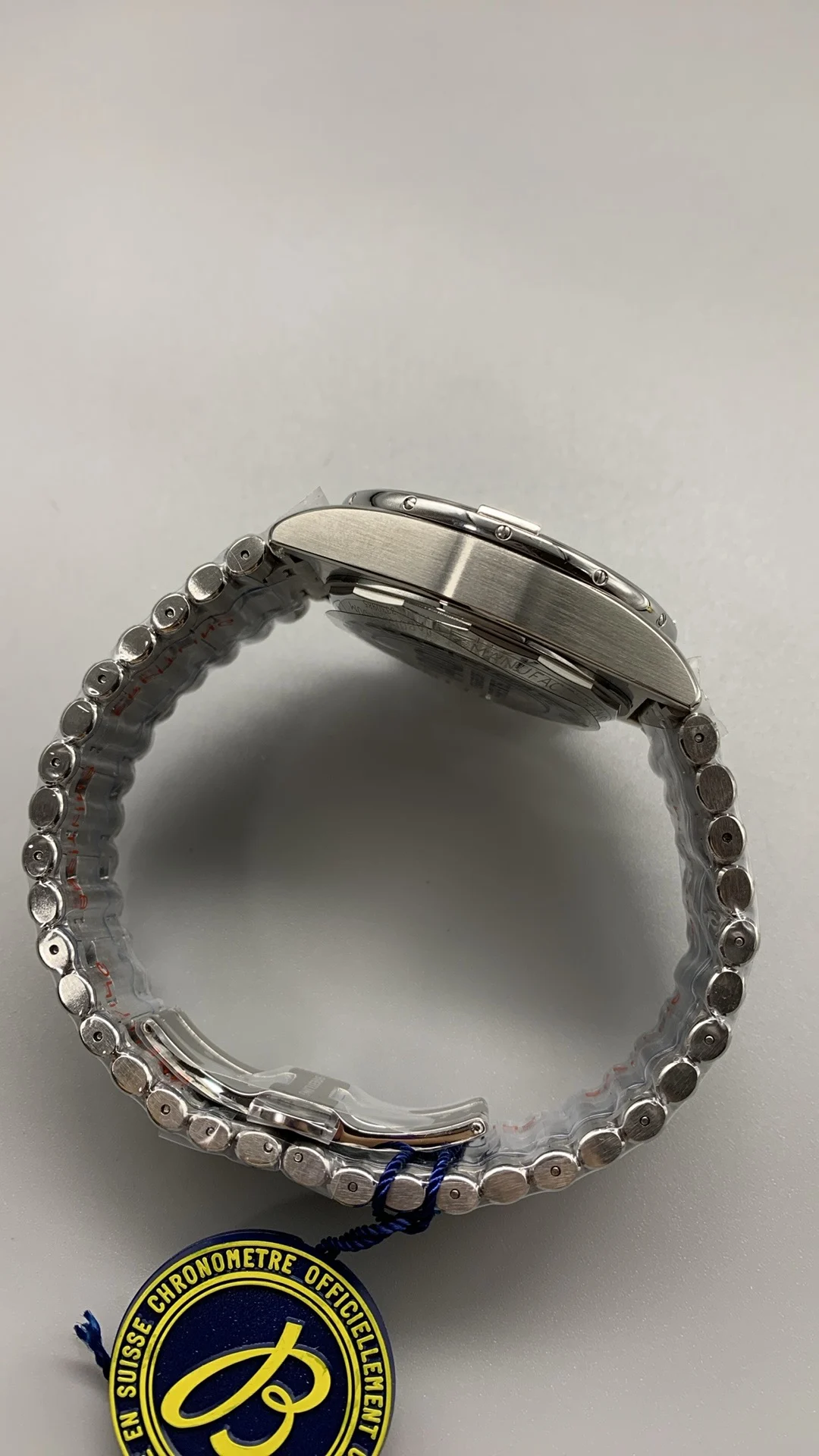 BLS, Bullet-Link Bracelet, Timer, Black — photographed off the sweep