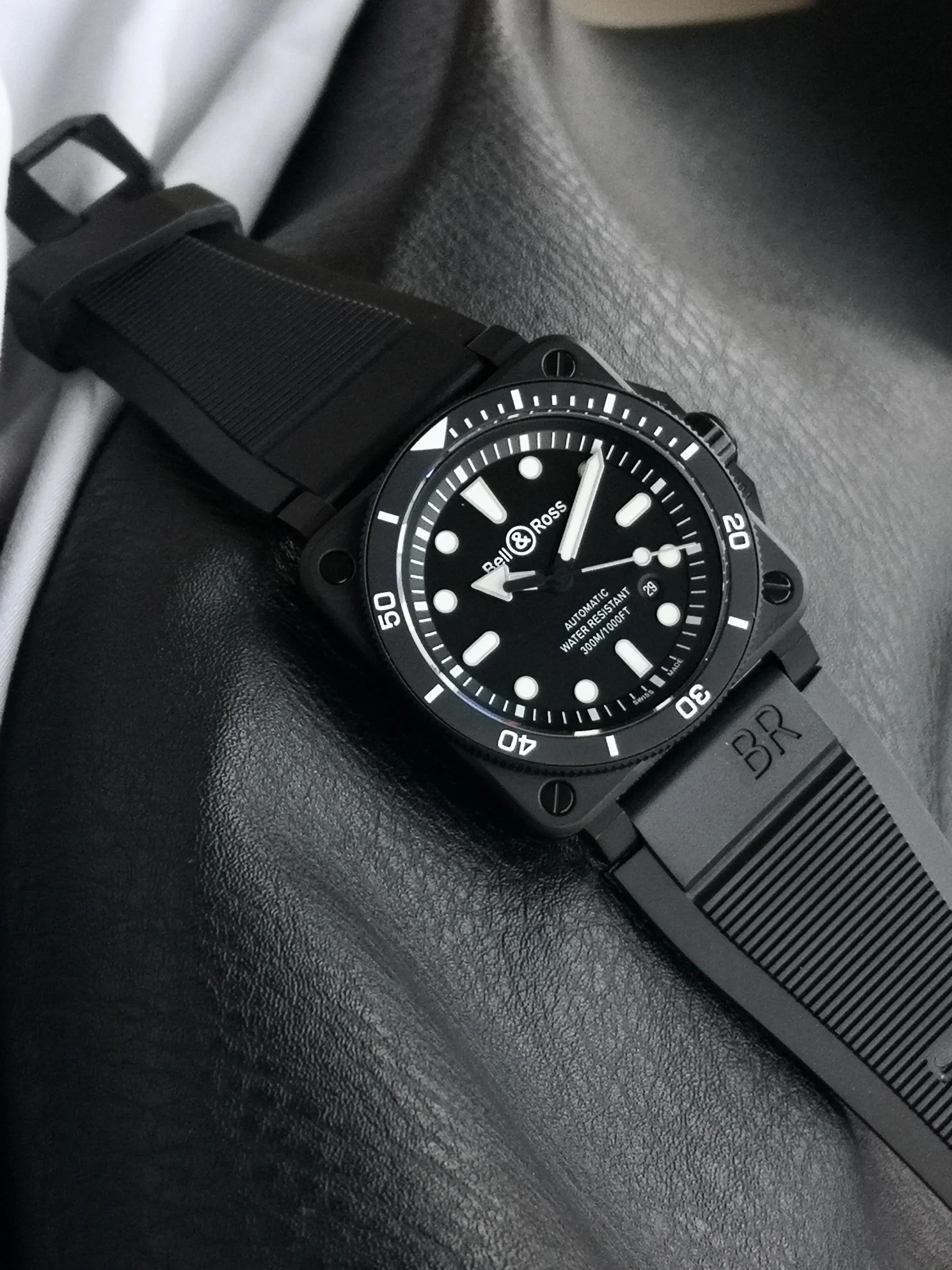BR2024 New Works Bell & Ross — photographed off the sweep