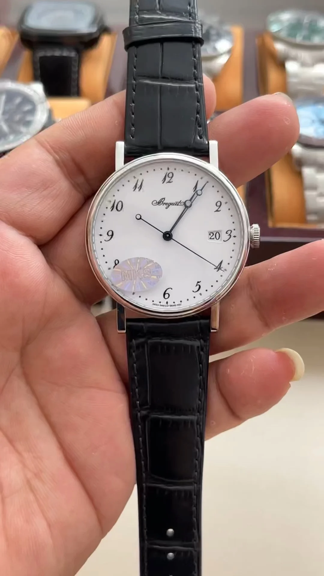 Breguet 38mm — photographed off the sweep