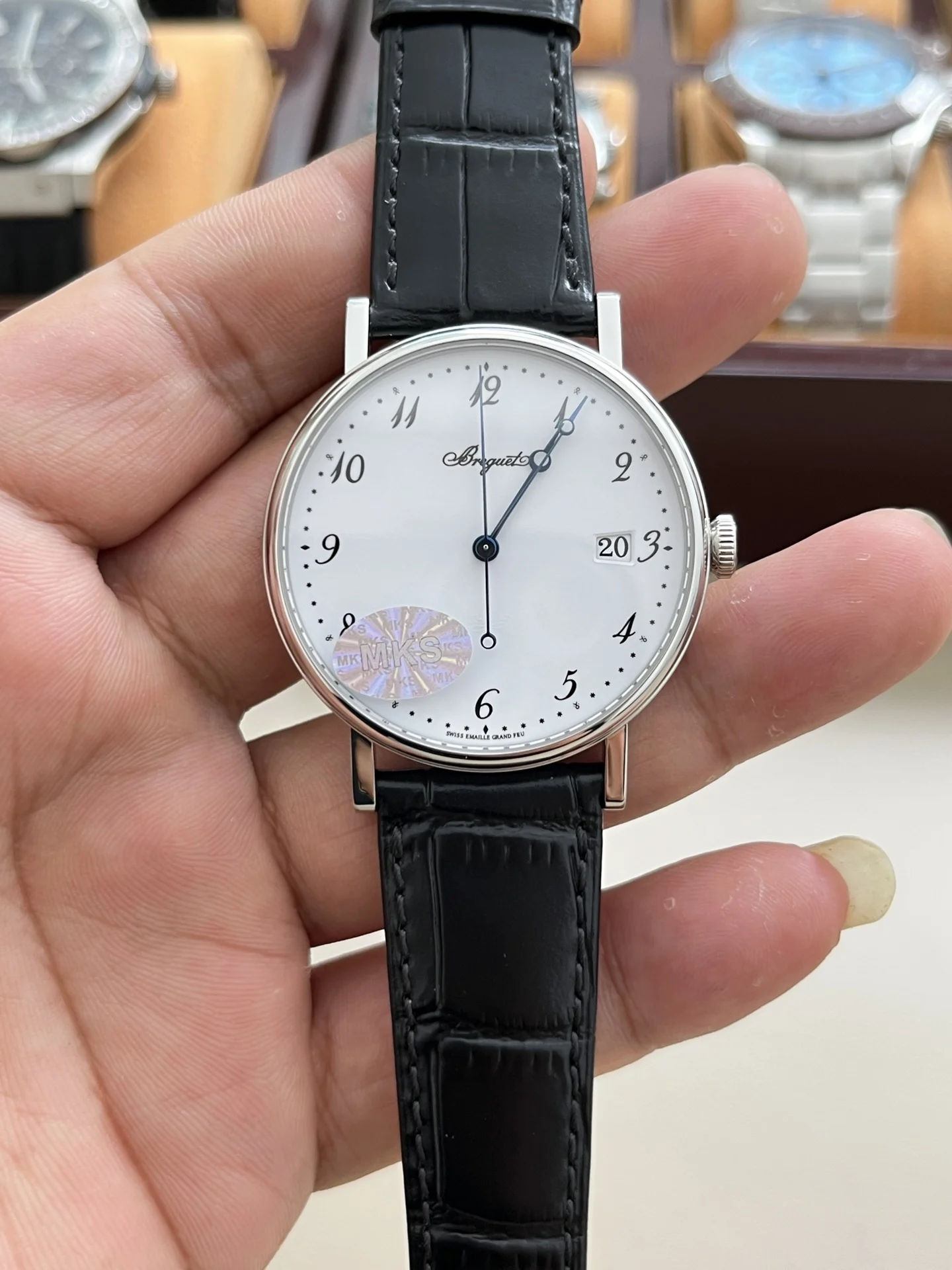Breguet 38mm — photographed off the sweep