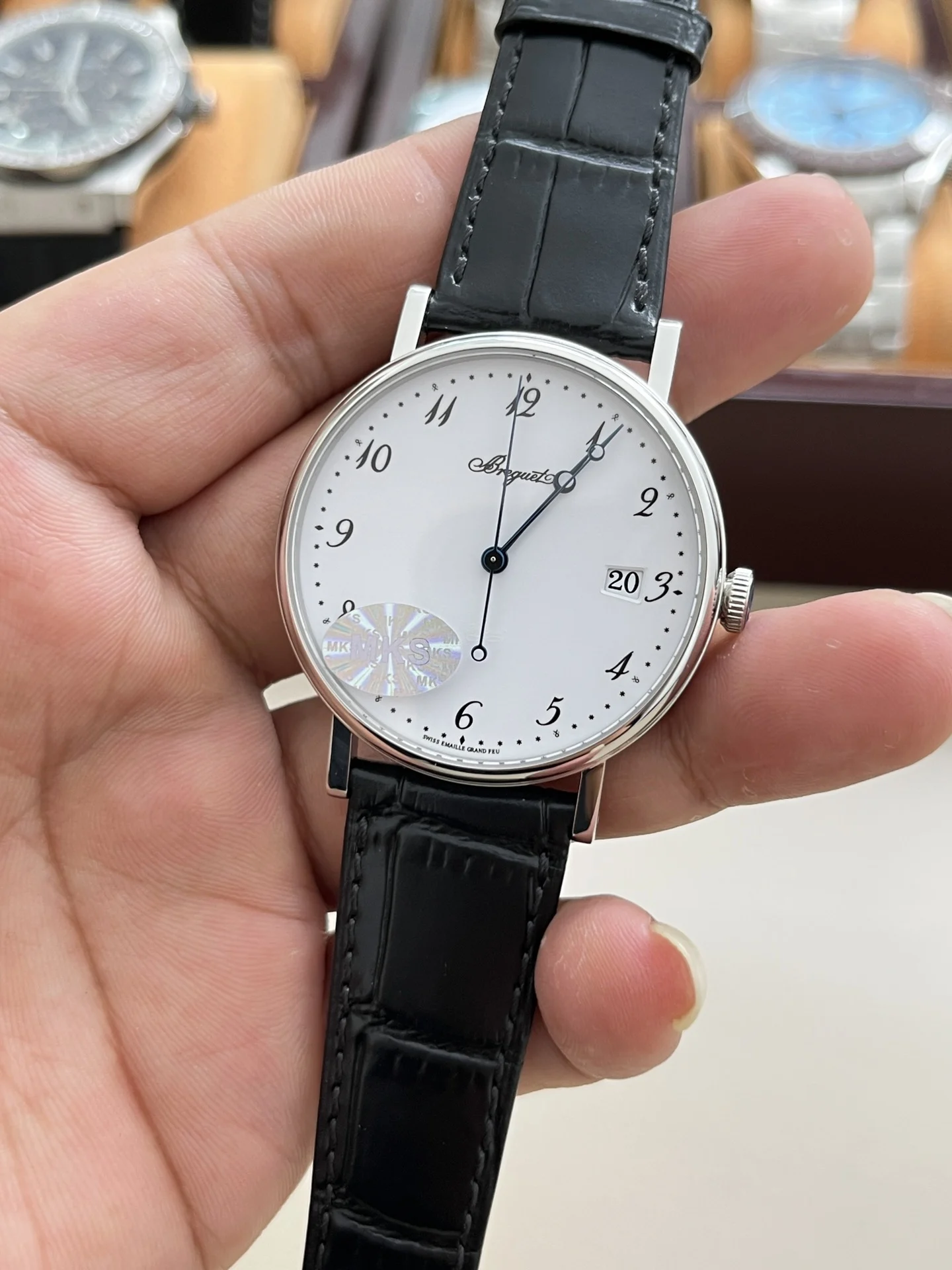 Breguet 38mm — photographed off the sweep