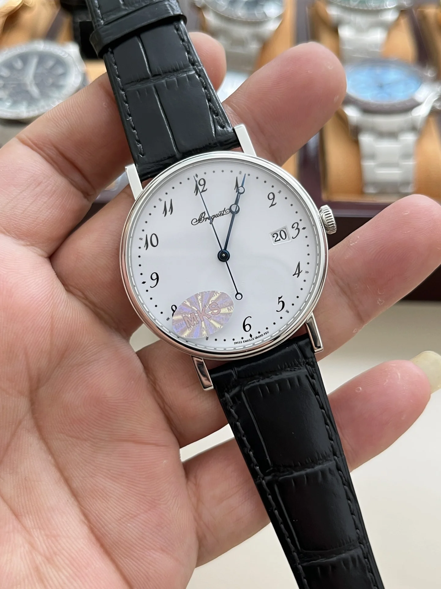 Breguet 38mm — photographed off the sweep