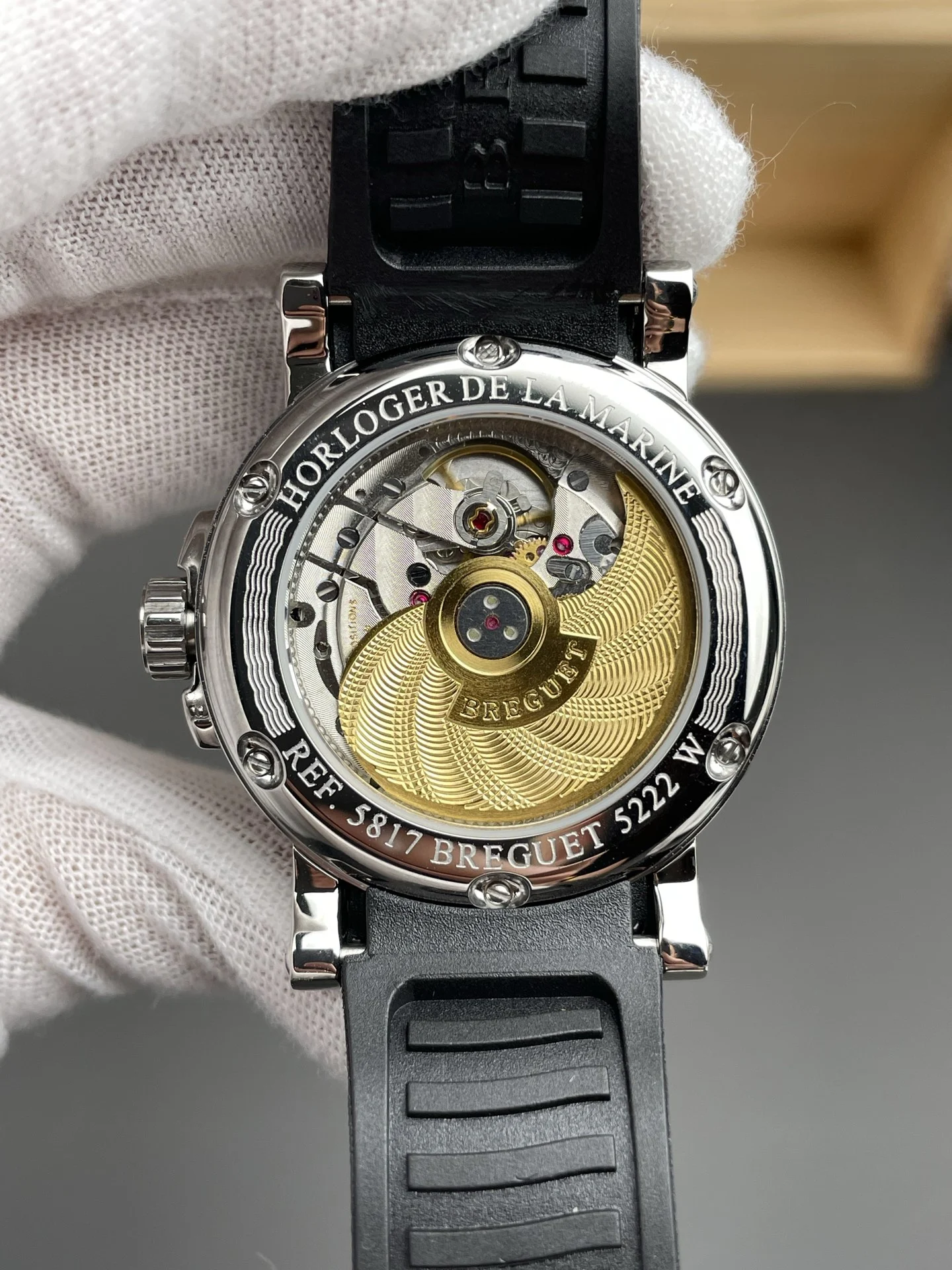 Breguet Black Dial 39mm — photographed off the sweep