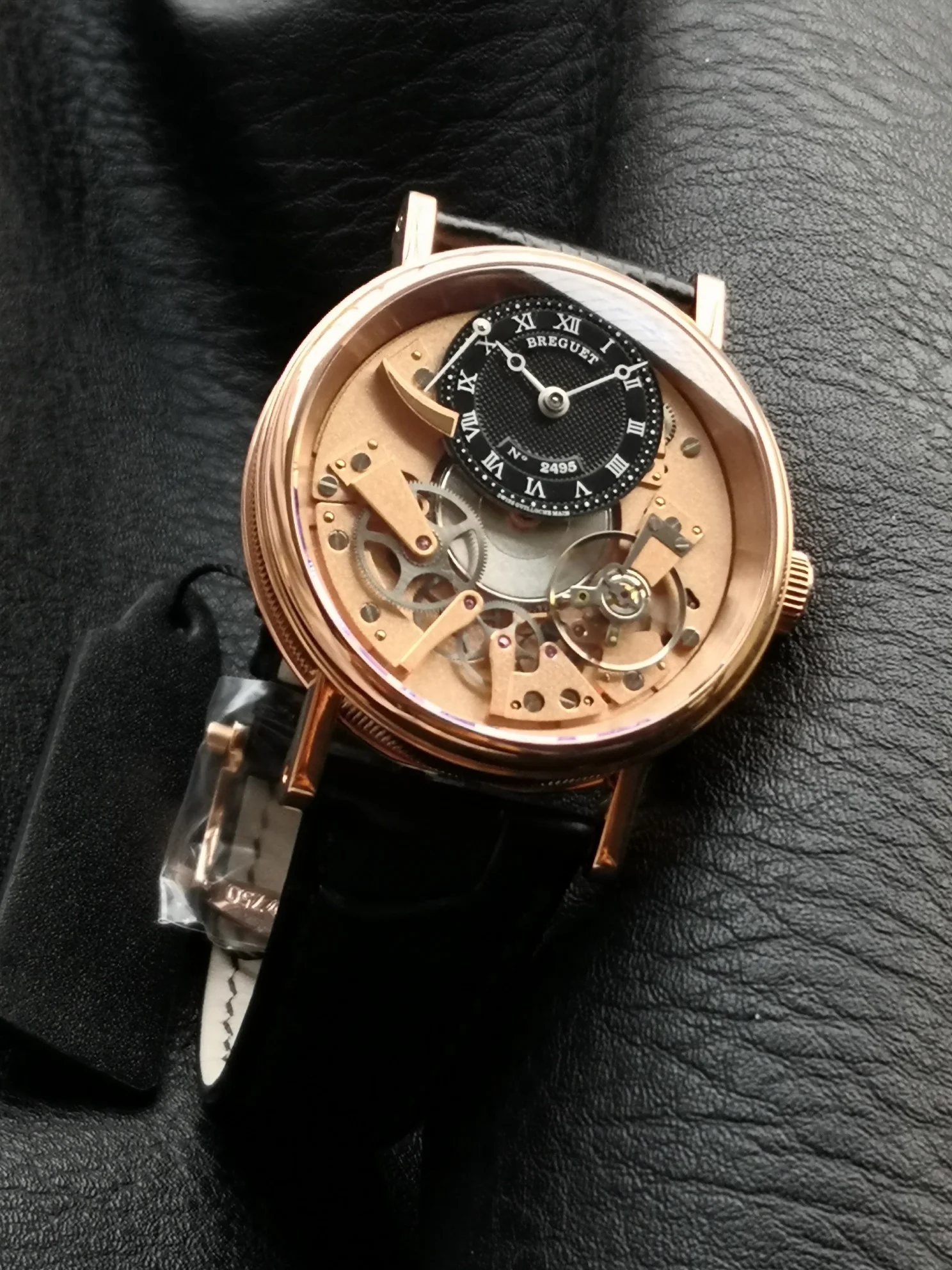 Breguet Black Dial 40mm — photographed off the sweep