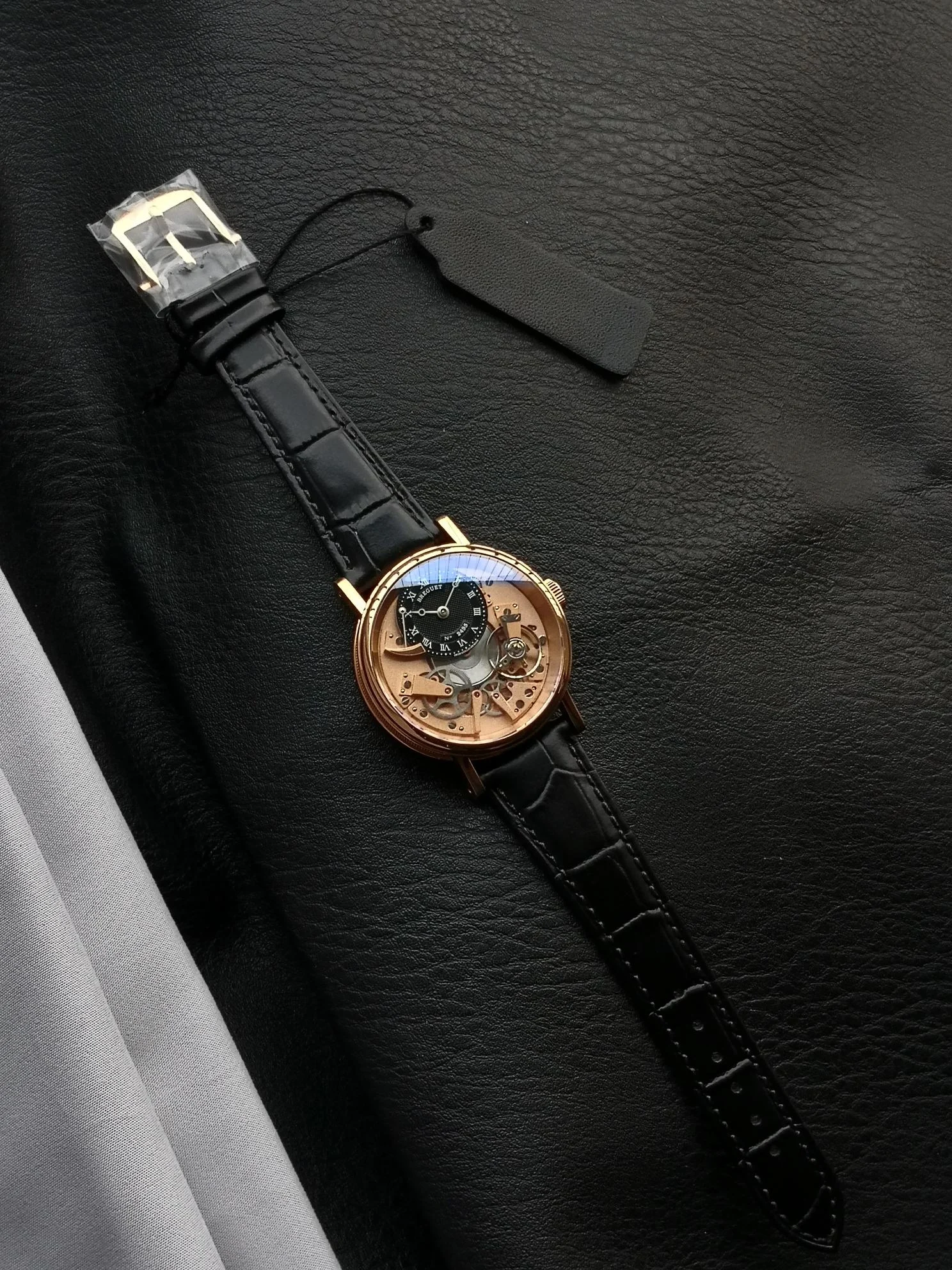 Breguet Black Dial 40mm — photographed off the sweep