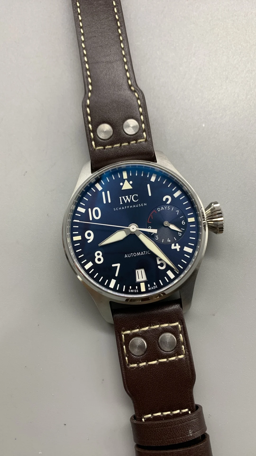 Breguet Blue Dial — photographed off the sweep