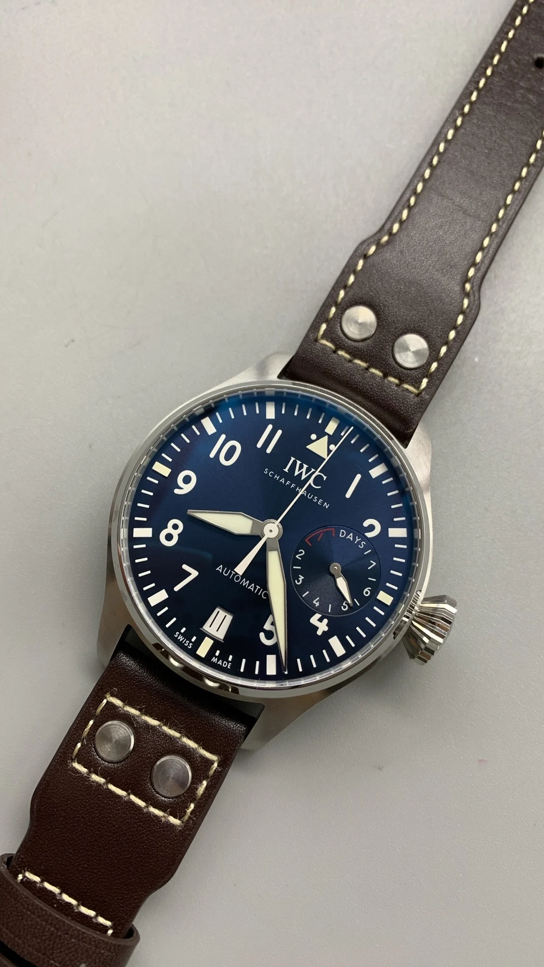 Breguet Blue Dial — photographed off the sweep