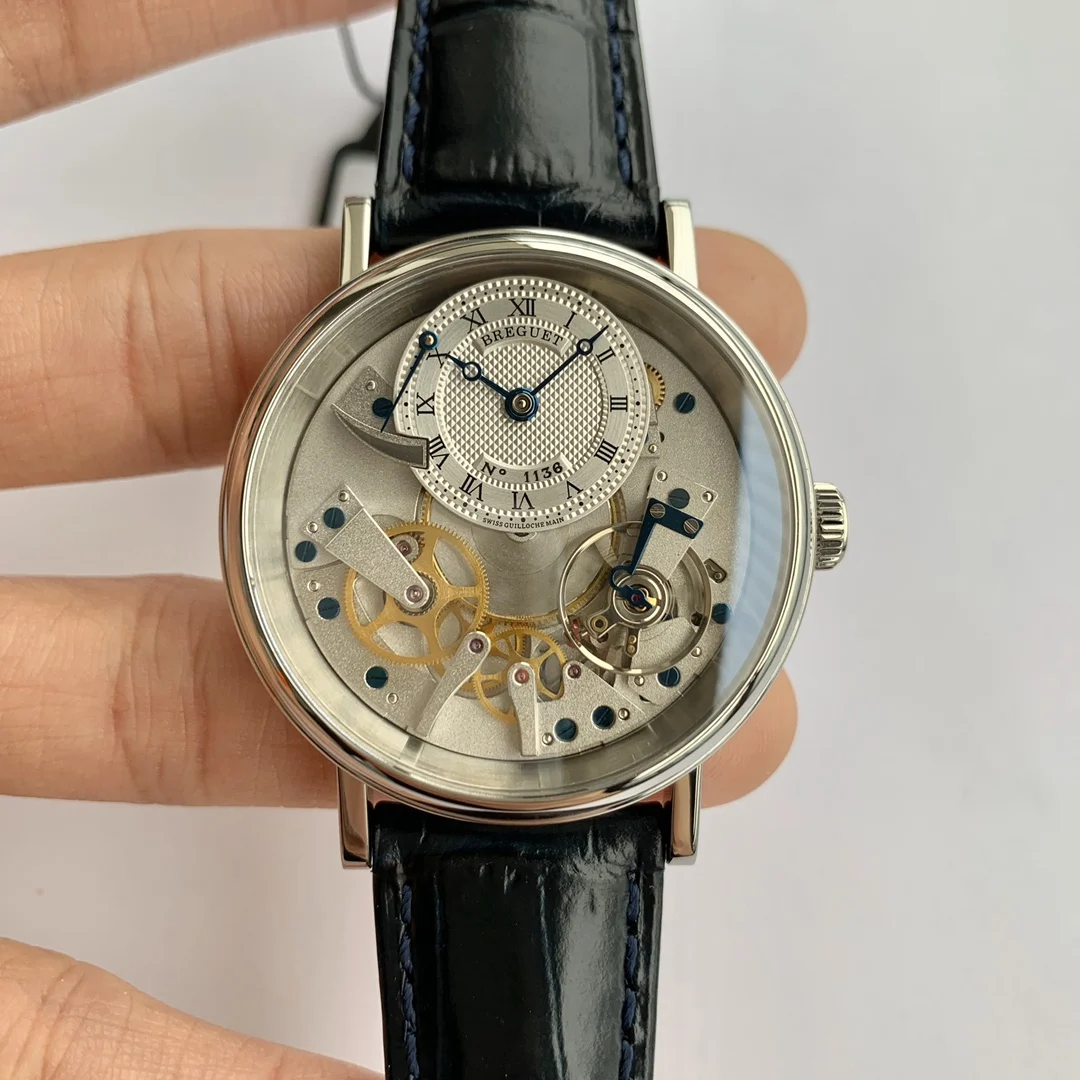 Breguet Rose Gold Silver Dial