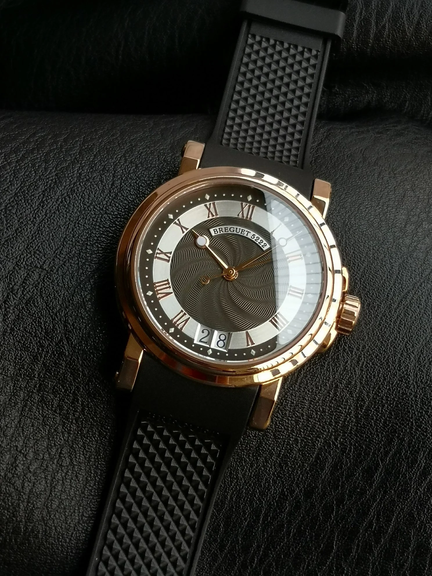 Breguet Steel — photographed off the sweep