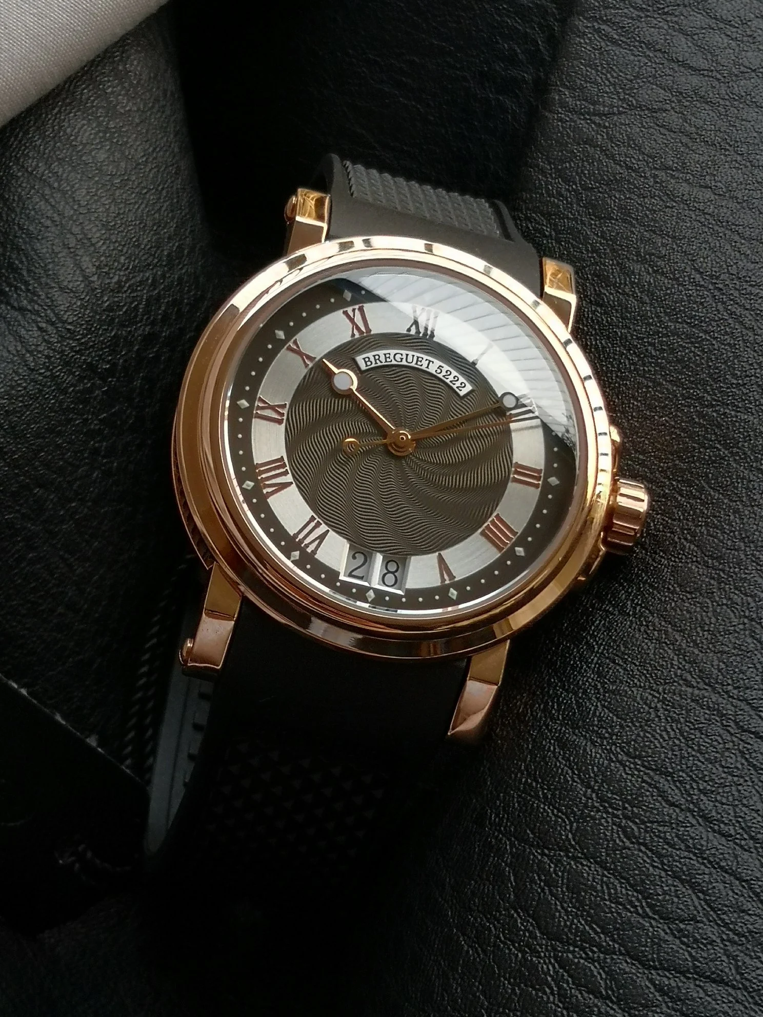 Breguet Steel — photographed off the sweep